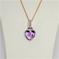 Anhänger Mimi Dame in Rosègold Ametista  Ct P307C8AB - P307C8AB